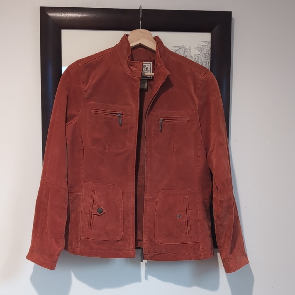 Suede Jacket - Rust